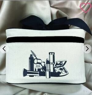 ⭐PICK 3/$15 Hallmart Collectibles Travel Canvas Cosmetic Bag